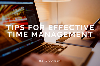 Tips for Effective Time Management