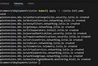 Enabling Istio