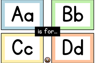 A New Rendition To Your ABC(D)s