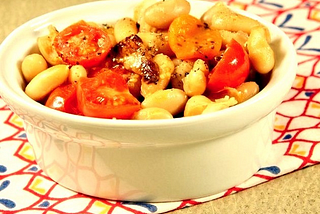 Tomatoes and Beans — Side Dish