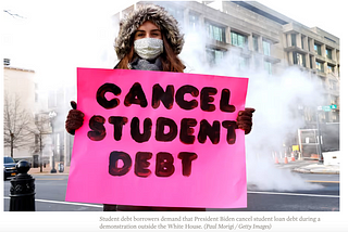 Student Debt, Poverty, and Lack of Jobs For Many With Degrees Is Not the Fault of People Getting…