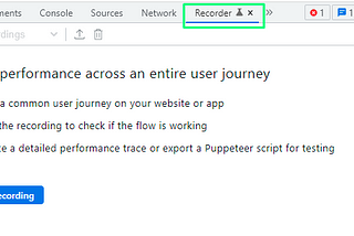 Google Chrome New Feature for QA- Record, replay and measure user flows