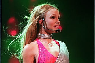 Britney Spears in concert at Jones Beach Theater at Long Island. (2000)