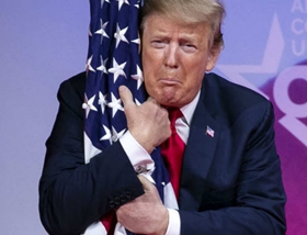 Donald Trump’s Desecration of the American Flag