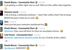 A look into the Buffer community on Slack