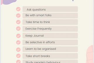10 Habits that make you smarter