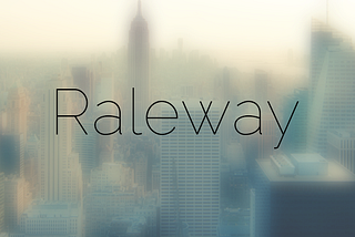 What’s wrong with one of the most elegant typefaces — Raleway