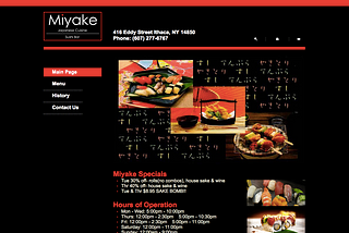 Miyake Website Redesign