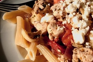 Greek Penne and Chicken