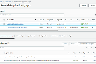 Data Pipeline Service Graph Using AWS Neptune Part 1