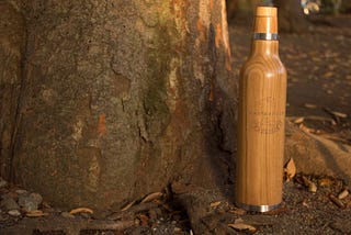 父の贈り物に「OAK BOTTLE」