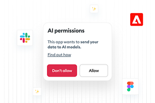 AI permissions in an app