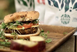 Noshing on a ‘Kelp Burger’