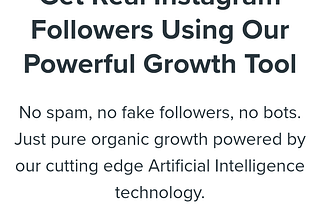 how to grow your Instagram followers organically