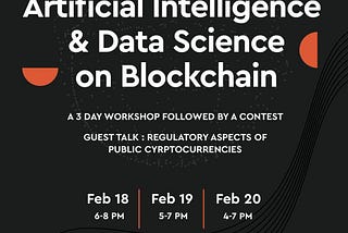 AI and Blockchain Workshop Poster