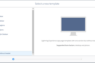 Custom lightning template app page without title header — Admin can code too!