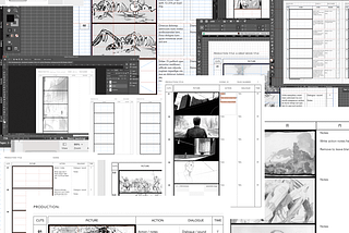 Anime Storyboard Templates Bundle ✍️ 🥷 🎬