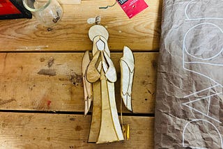 Christmas Angel with a Broken Wing