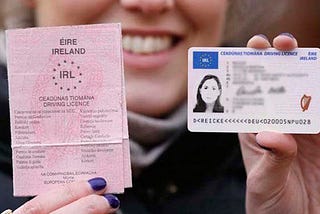 Irish driver license