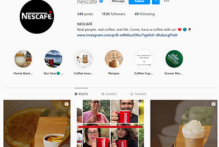 Instant Coffee Revolution-Best practices for Nescafé on social media.