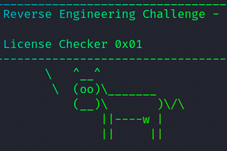 Reverse Engineering Challenge — License Checker 0x01