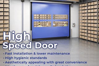 Intelligent high-speed doors for home and industry automation