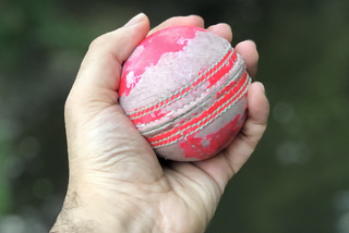 The Feel Of A Cricket Ball