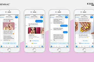 Chatbot Semilac — a virtual assistant who knows everything about hybrid nail polishes
