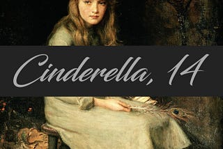 John Everett Millais (1829–1896), “Cinderella” painted in 1881: a portrait of a young girl sitting near a kitchen fireplace, a broomstick in the left hand and a peacock feather in her right (a hallmark of the Aesthetic Movement), and a mouse near her bare feet. (The Eclectic Light Company blog, Oct 21, 2016. “John Everett Millais: Only briefly Pre-Raphaelite”; https://eclecticlight.co/2016/10/21/john-everett-millais-only-briefly-pre-raphaelite/)