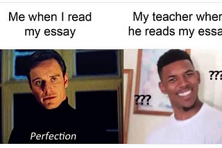 I chose this meme because I know I still have a lot more work to do when it comes to writing essays.