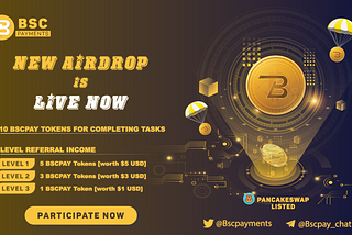 ⭐️ BSCPAY NEW AIRDROP 🤑