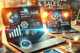 A-dynamic-image-illustrating-digital-marketing-and-sales-strategies