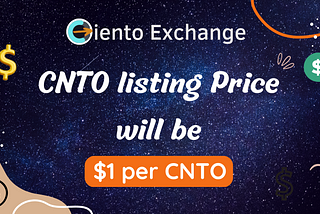 Ciento Exchange — CNTO Trading