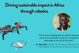 Driving sustainable impact in Africa through robotics