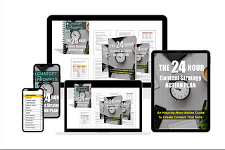 PLR - 24 Hour Content Strategy Action Plan Review: Boost Your Content Creation Efforts