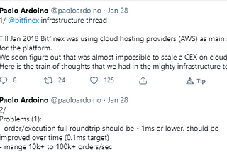 Most Blockchain Infrastructure are shifting from AWS.