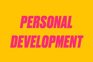 Personal Development