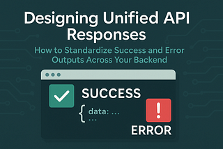 Designing Unified API Responses: How to Standardize Success and Error Outputs Across Your Backend