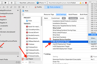 Cocoapods post install script for updating deployment target