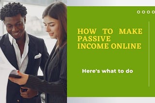 A lady teaching her student how to make passive income online in 2023