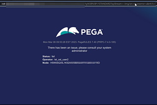PEGA Platform 7.4.0 is vulnerable to XSS.