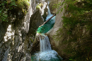 Waterfalls at Garnitzenklamm Gorge near Hermagor / Austria