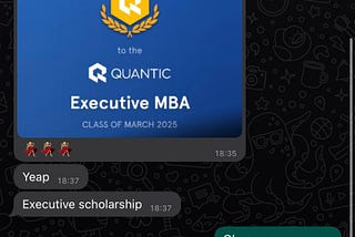 How I got into Quantic MBA on full Scholarship