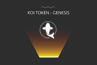 HOW TO BUY GENESIS KOI TOKENS？