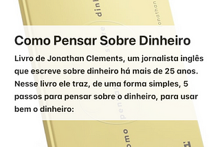 Como Pensar Sobre Dinheiro