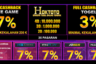 Daftar Hoktoto | Link Alternatif Hoktoto | Hadiah Hoktoto