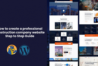 How to create a professional construction company website with Hostgator and Bauer wordpress Theme