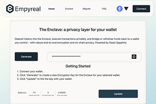 The Enclave, Our First EmpyrealApp, is Live on Ethereum Mainnet and Arbitrum