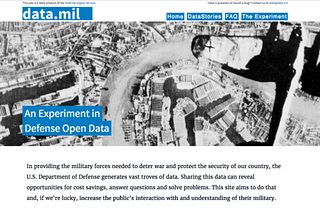 Data.mil: An Experiment in Defense Open Data