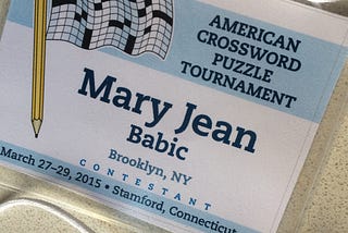 A Rookie at the American Crossword Puzzle Tournament